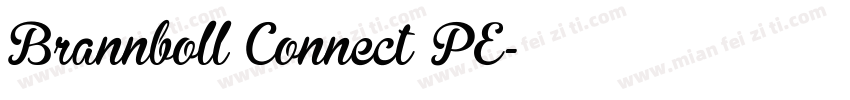 Brannboll Connect PE字体转换